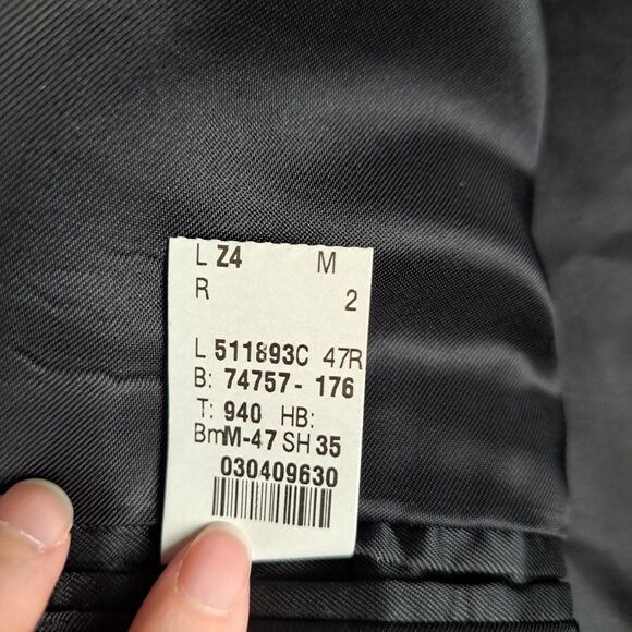 Lauren Ralph Lauren Men's 47R Pinstripe 100% Wool Blazer Sport Coat Jacket - Picture 6 of 16